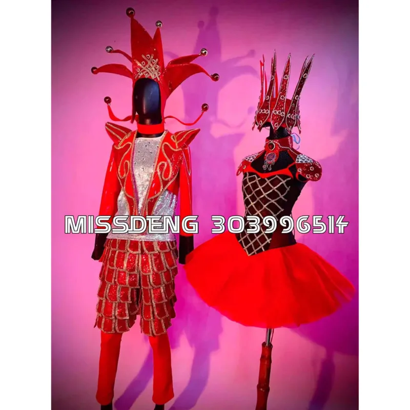 Carnival Performance Clown Costume for Men Nightclub Bar Cosplay Theater Theme DS Party Gogo Performance Costume
Carnival Performance Clown Costume for Men Nightclub Bar Cosplay Theater Theme DS Party Gogo Performance Costume