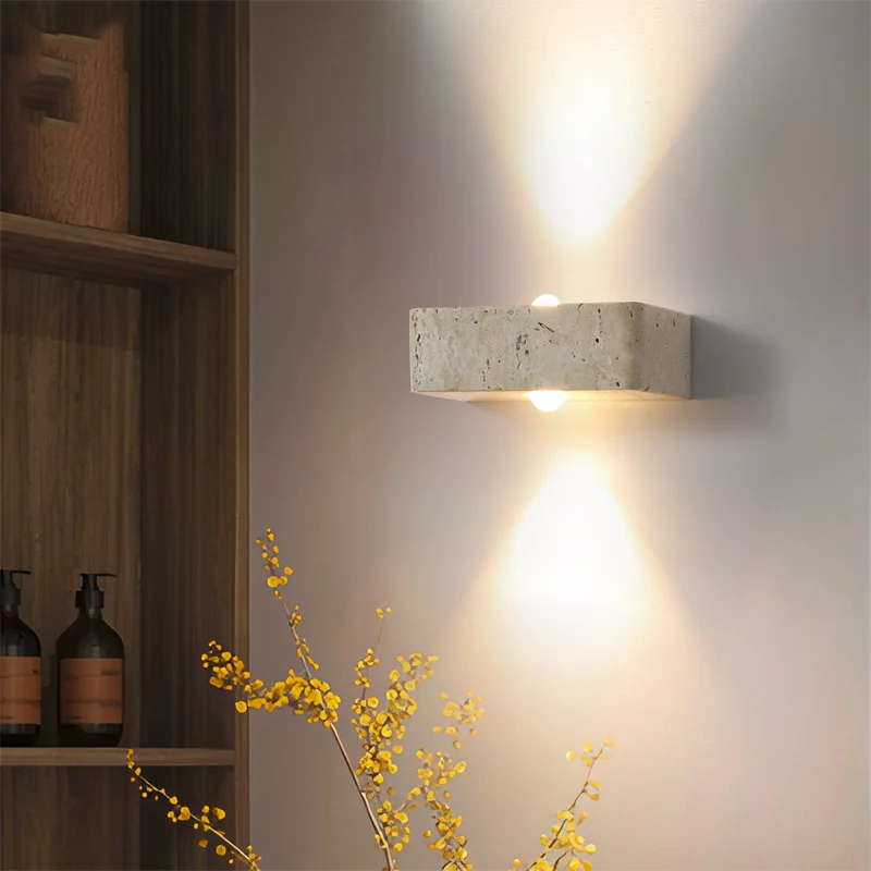 Wabi Sabi Guesthouse Outdoor Waterproof Travertine Wall Light up down Shining Dining Room Balcony Courtyard Villa Wall Lamps
Wabi Sabi Guesthouse Outdoor Waterproof Travertine Wall Light up down Shining Dining Room Balcony Courtyard Villa Wall Lamps