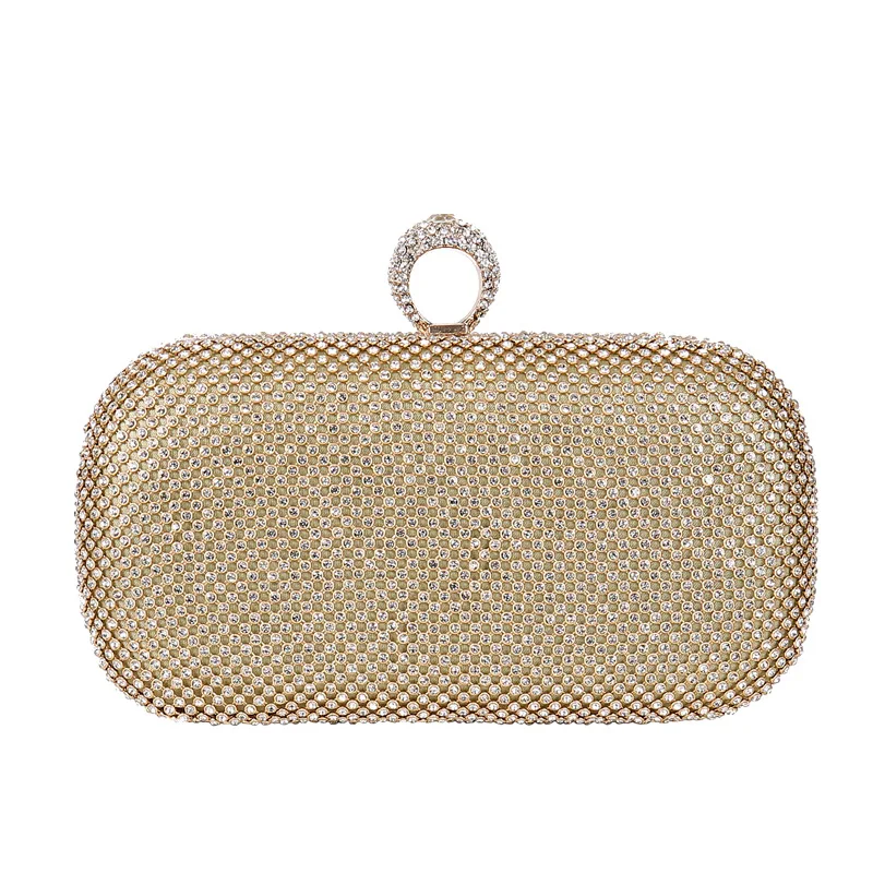 Luxury Crystal-Encrusted Clutch Bag with Gold Chain Strap - Sparkly Evening Bag for Weddings, Parties & Formal Occasions
Luxury Crystal-Encrusted Clutch Bag with Gold Chain Strap - Sparkly Evening Bag for Weddings, Parties & Formal Occasions