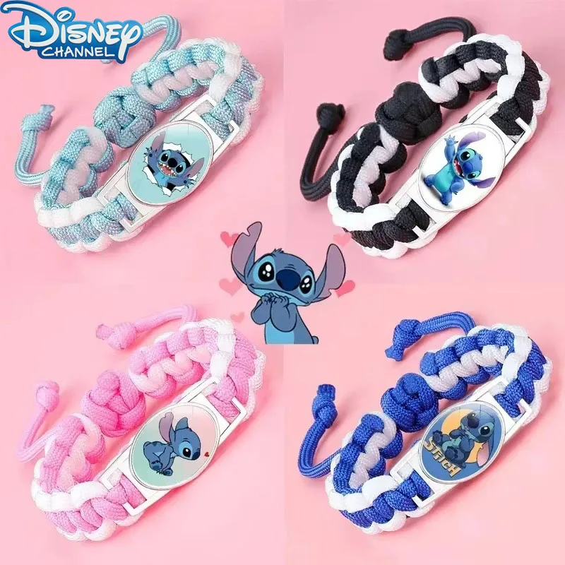 Disney Lilo and Stitch Braided Bracelet Stitch Anime Figures Cute Toys Decoration Wristband Children Gift Cute Party Supplies
Disney Lilo and Stitch Braided Bracelet Stitch Anime Figures Cute Toys Decoration Wristband Children Gift Cute Party Supplies