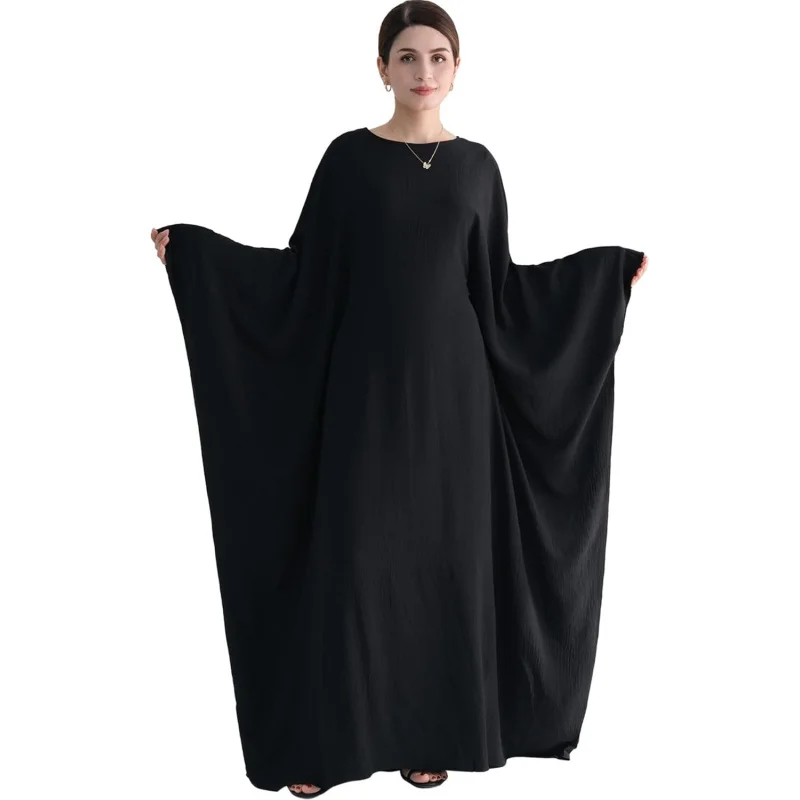 Muslim Abaya Dress Women Middle East Arabian Prayer Robe Batwing Maxi Kaftan Abaya Dress with Hijab
Muslim Abaya Dress Women Middle East Arabian Prayer Robe Batwing Maxi Kaftan Abaya Dress with Hijab