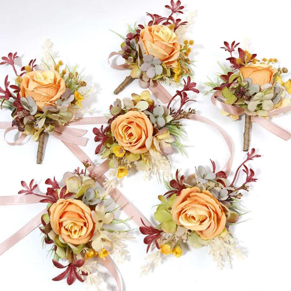 Classic Orange Flowers Wedding Boutonnieres for Groom Silk Rose Pins Wedding Prom Bridesmaid Corsage boutoniere mariage homme
Classic Orange Flowers Wedding Boutonnieres for Groom Silk Rose Pins Wedding Prom Bridesmaid Corsage boutoniere mariage homme