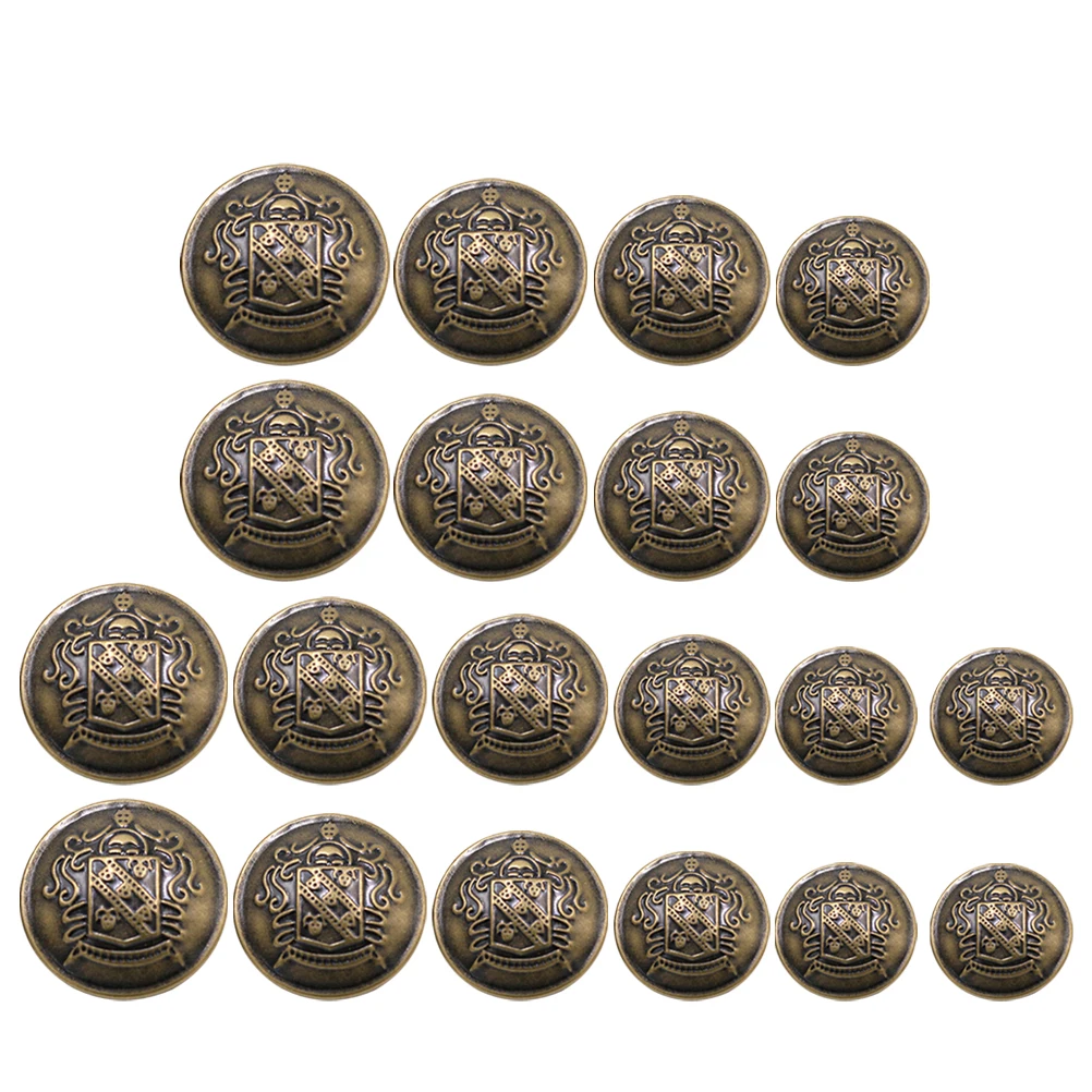 50pcs Vintage Suit Buttons Decorative Brass for Clothing Sewing DIY Replacement Round Handcraft Supplies
50pcs Vintage Suit Buttons Decorative Brass for Clothing Sewing DIY Replacement Round Handcraft Supplies
