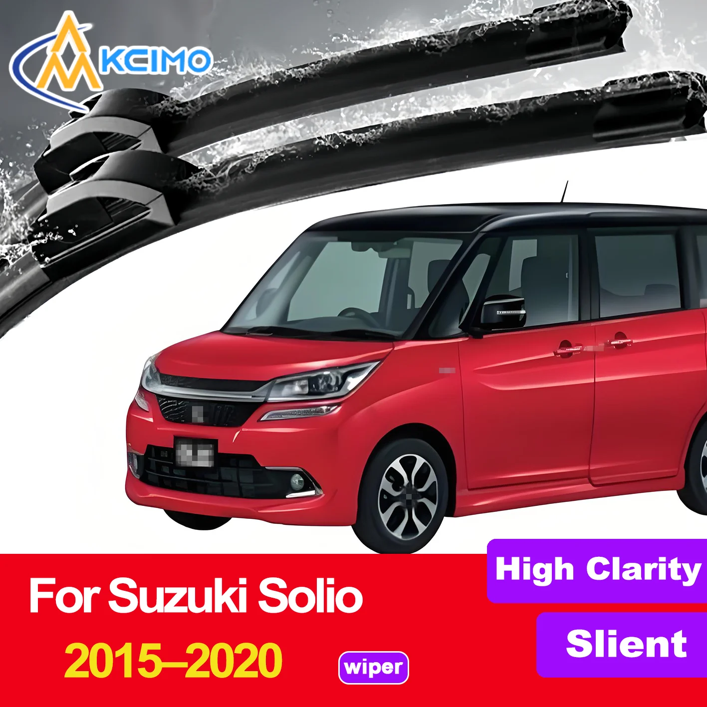 KCIMO 2PCS Car Windscreen Wipers for Suzuki Solio MA26S/MA36S/MA46S 2015-2020 Mitsubishi Delica D:2 Front Windshield Accessories
KCIMO 2PCS Car Windscreen Wipers for Suzuki Solio MA26S/MA36S/MA46S 2015-2020 Mitsubishi Delica D:2 Front Windshield Accessories