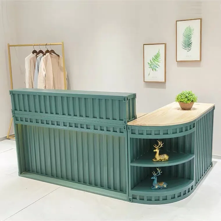 Modern American style Wood Led Gym Shop Cash Counter Hotel Salon Spa Reception Desk with cabinet
Modern American style Wood Led Gym Shop Cash Counter Hotel Salon Spa Reception Desk with cabinet