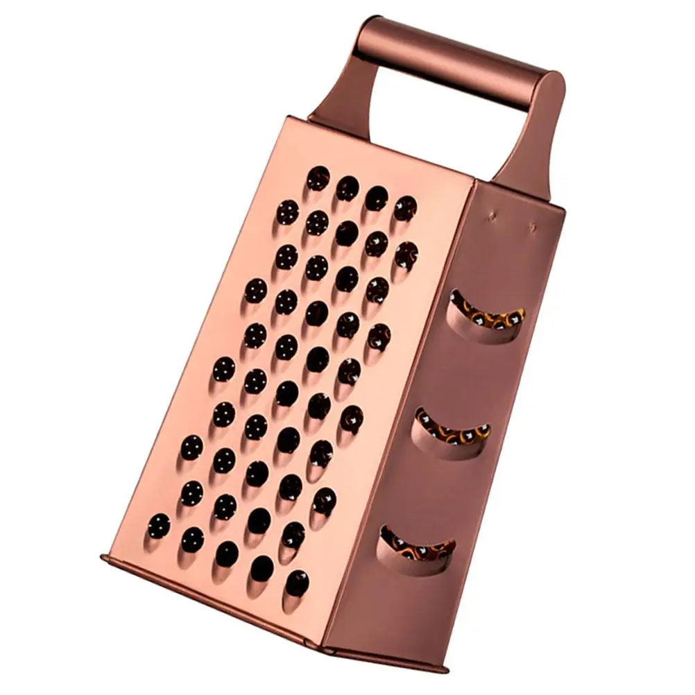 Rose Gold Stainless Steel Vegetable Slicer Grater Tool 4 Sided Cheese Kitchen Fruit Peeler Non Slip H le Clean Fast Multi
Rose Gold Stainless Steel Vegetable Slicer Grater Tool 4 Sided Cheese Kitchen Fruit Peeler Non Slip H le Clean Fast Multi