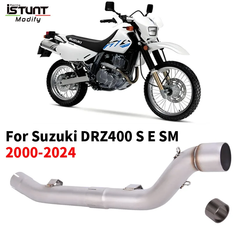 For SUZUKI DR-Z400 DRZ400 DRZ-400 DR Z400 SM S E 2000 - 2023 2024 Motorcycle Exhaust Middle Link Pipe Modify 51MM Muffler Escape
For SUZUKI DR-Z400 DRZ400 DRZ-400 DR Z400 SM S E 2000 - 2023 2024 Motorcycle Exhaust Middle Link Pipe Modify 51MM Muffler Escape