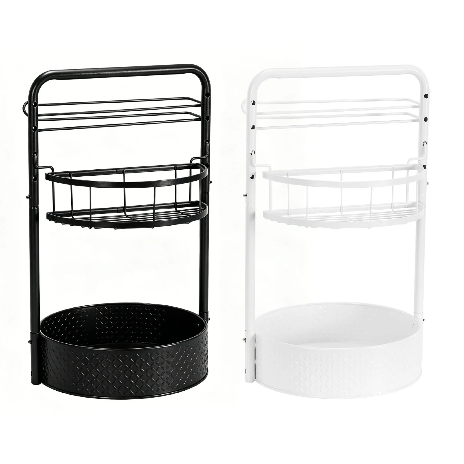 2 Tier Spices Lazy Susan Reusable Sturdy Iron Seasoning Organizer with Paper Towel Holder For Seasoning Bottles And Cabinets
2 Tier Spices Lazy Susan Reusable Sturdy Iron Seasoning Organizer with Paper Towel Holder For Seasoning Bottles And Cabinets