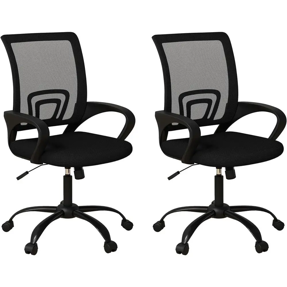 Pair of Ergonomic Office Chairs, Rolling Conference Room Seats with Wheels, Mesh Desk Chairs for 360° Swivel, Height Adjustable
Pair of Ergonomic Office Chairs, Rolling Conference Room Seats with Wheels, Mesh Desk Chairs for 360° Swivel, Height Adjustable