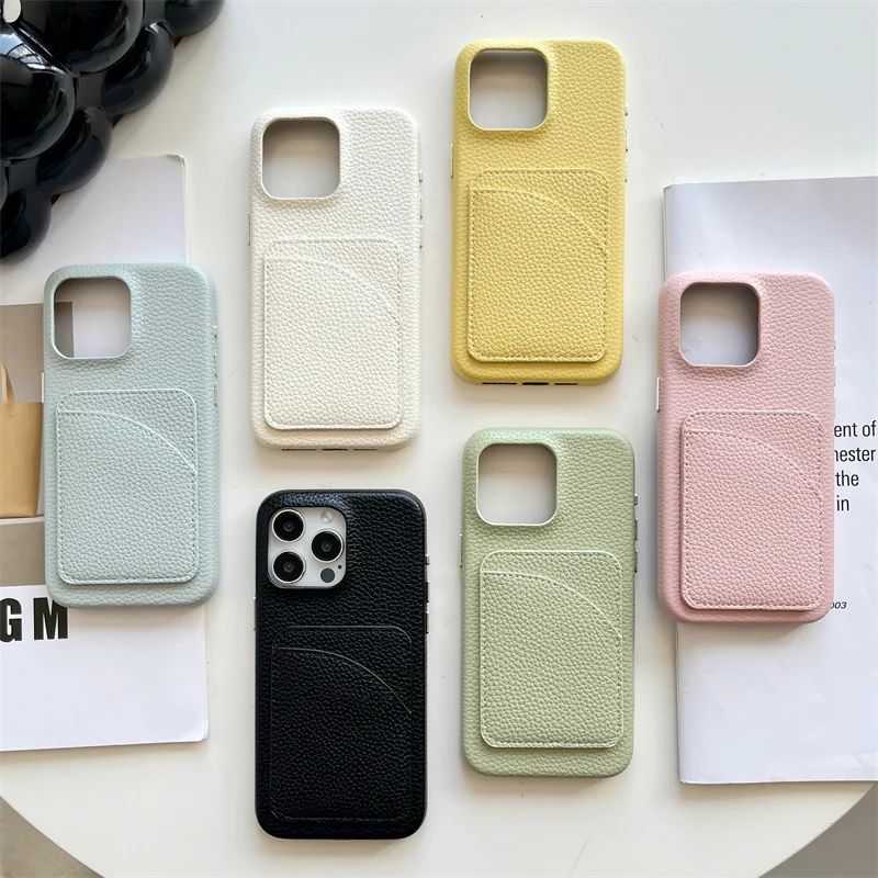 Fashion Litchi Texture PU Leather Wallet Card Slot Phone Case For iPhone 15 14 13 12 Pro Max Anti Fall Shockproof Protect Cover
Fashion Litchi Texture PU Leather Wallet Card Slot Phone Case For iPhone 15 14 13 12 Pro Max Anti Fall Shockproof Protect Cover