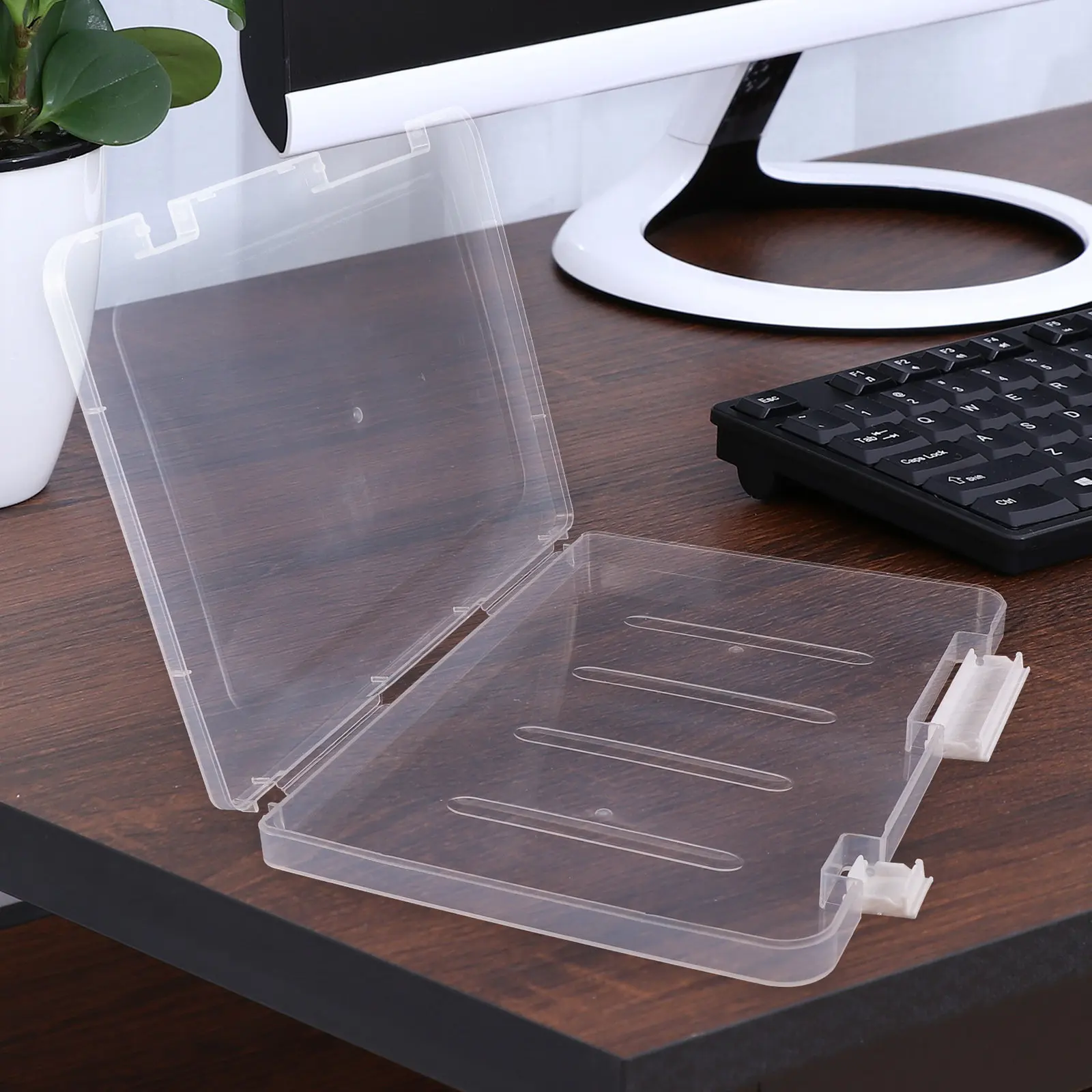 4Pcs A4 File Storage Box Plastic Document Organizer Project Case Transparent Cover Scrapbook Paper Holder Magazine Photo Storage
4Pcs A4 File Storage Box Plastic Document Organizer Project Case Transparent Cover Scrapbook Paper Holder Magazine Photo Storage