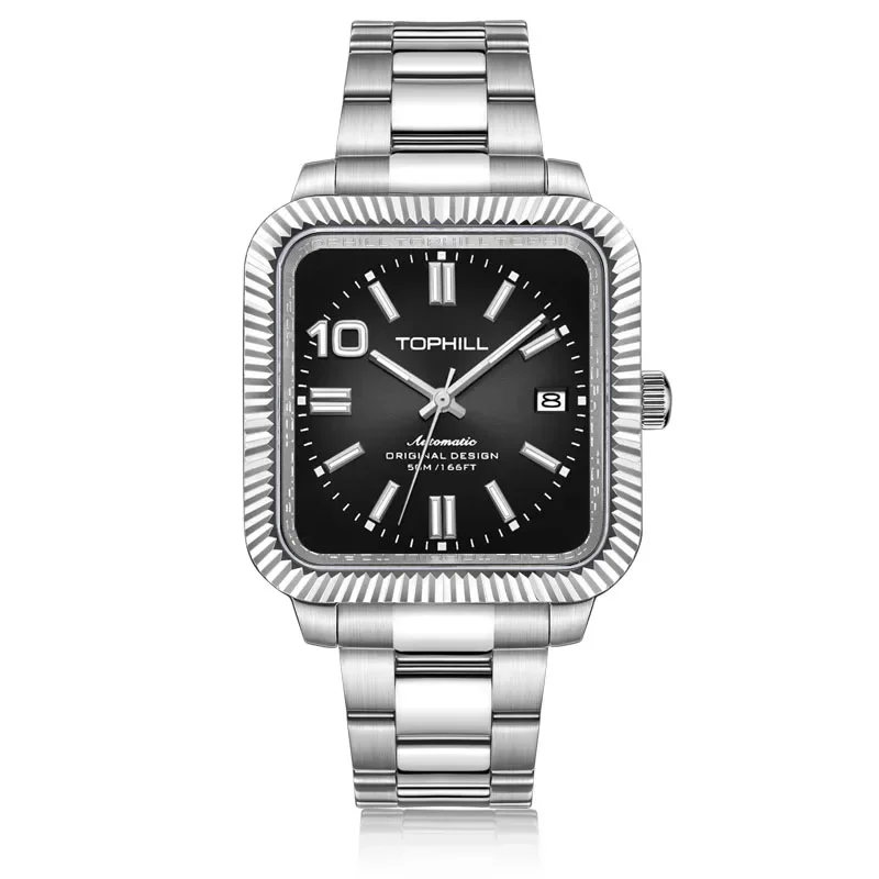 TOPHILL Square Ultra-thin Men's Mechanical Wristwatches Automatic Movement Calendar Watches For Men Sapphire Waterproof
TOPHILL Square Ultra-thin Men's Mechanical Wristwatches Automatic Movement Calendar Watches For Men Sapphire Waterproof