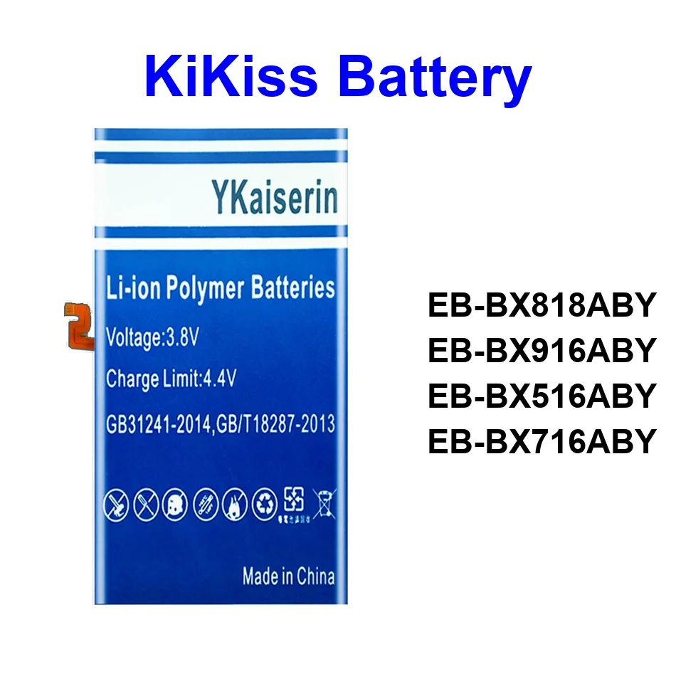 Tablet Battery Safe EB-BX716ABY EB-BX916ABY EB-BX818ABY 8700-12000Mah For Samsung Galaxy Tab S9 FE SM-X710 Plus Ultra 5G
Tablet Battery Safe EB-BX716ABY EB-BX916ABY EB-BX818ABY 8700-12000Mah For Samsung Galaxy Tab S9 FE SM-X710 Plus Ultra 5G