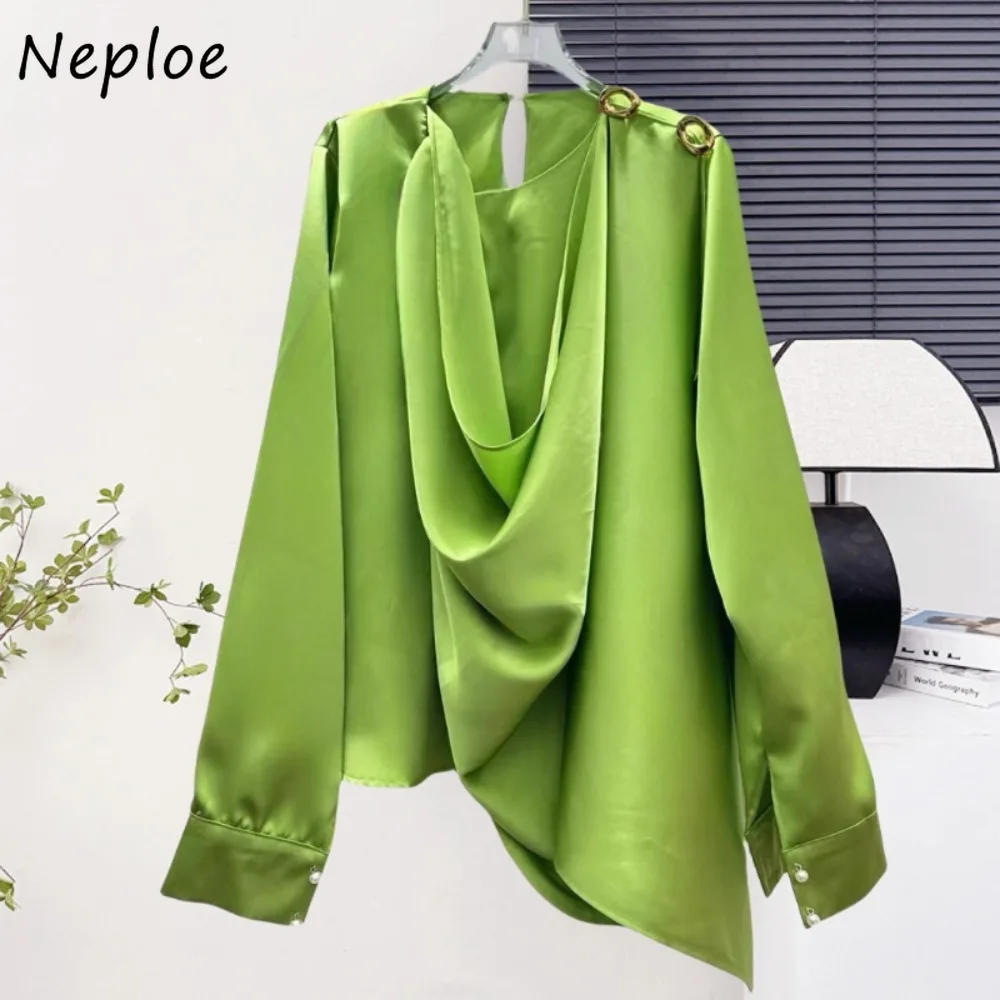 Neploe Loose High Street Irregular Personalized Ropa Mujer Pullover Moda Trendy American Shirt Casual Minority All-match Blouses
Neploe Loose High Street Irregular Personalized Ropa Mujer Pullover Moda Trendy American Shirt Casual Minority All-match Blouses