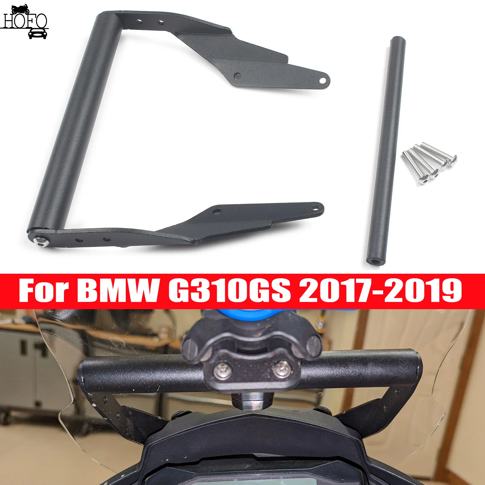 Motorcycle Front Handle Bar Phone Mount Holder Bracket for BMW G310 GS 2017-2019 2018
Motorcycle Front Handle Bar Phone Mount Holder Bracket for BMW G310 GS 2017-2019 2018