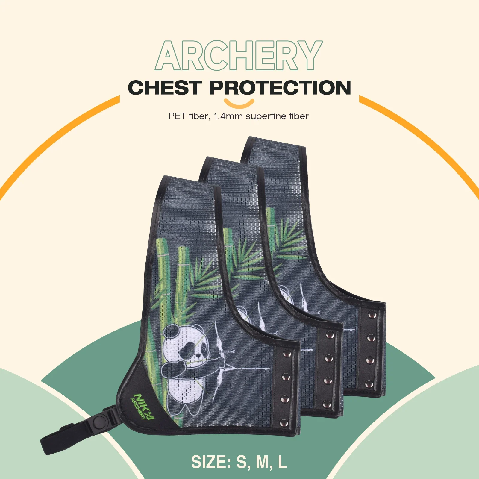 1 Piece Panda pattern Chest Protector Guard Adjustable for Shooting Bowstring Protective Archery - S/M/L Size Archery Bow
1 Piece Panda pattern Chest Protector Guard Adjustable for Shooting Bowstring Protective Archery - S/M/L Size Archery Bow