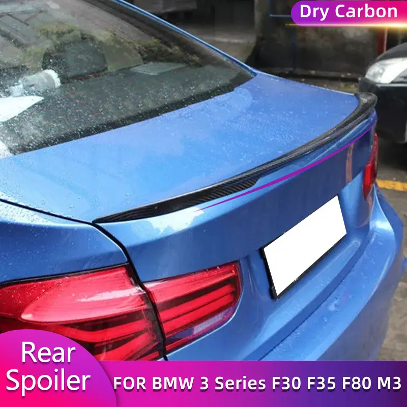Prepreg Dry Carbon Rear Trunk Spoiler Wings for BMW 3 Series F30 F35 F80 M3 340i Sedan 2012-2019 Car Rear Spoiler Boot Wing Lip
Prepreg Dry Carbon Rear Trunk Spoiler Wings for BMW 3 Series F30 F35 F80 M3 340i Sedan 2012-2019 Car Rear Spoiler Boot Wing Lip