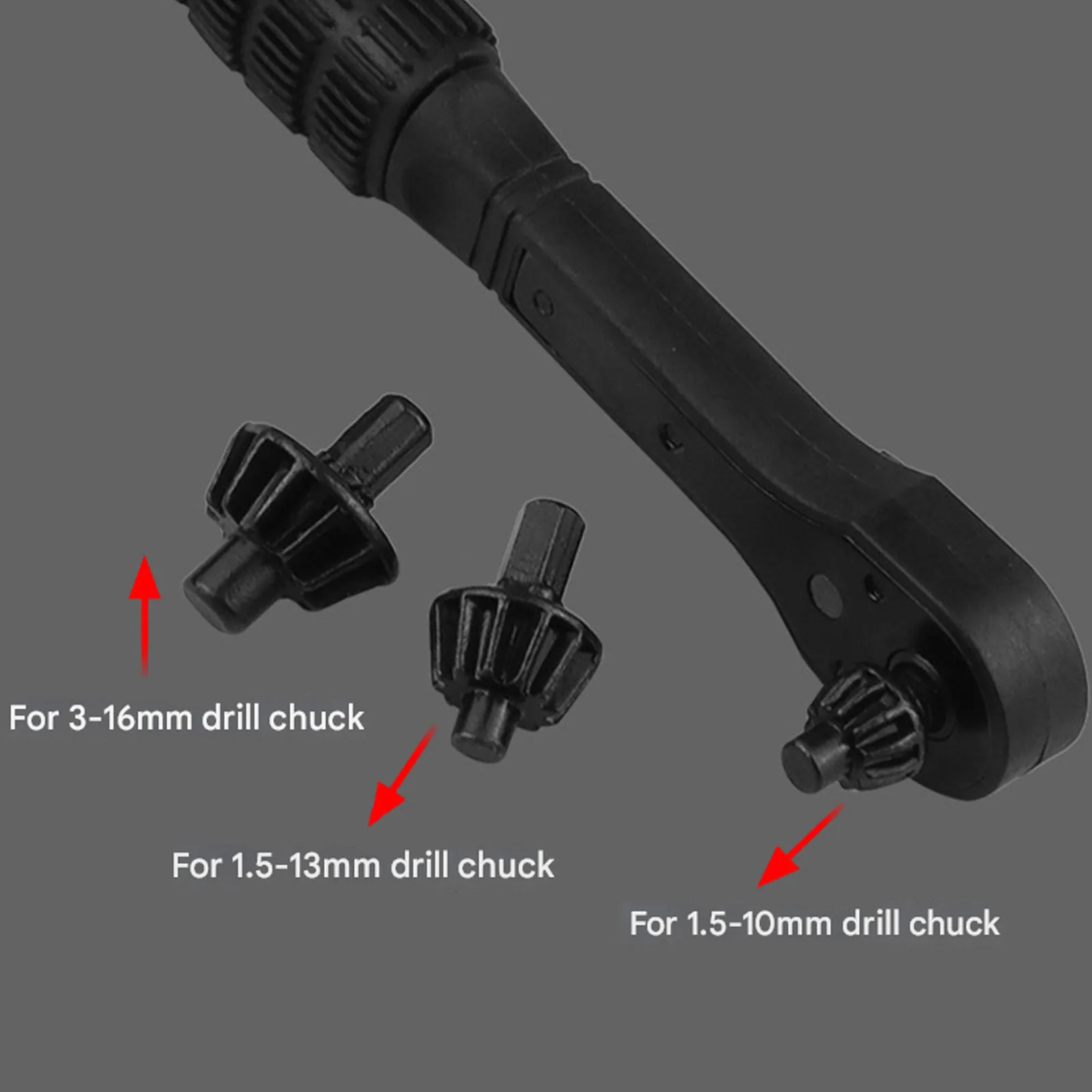2-in-1 Ratchet Quick Release Wrench Chuck Bed Electric Accessories Black Chuck Wrench Hand Tool Universal
2-in-1 Ratchet Quick Release Wrench Chuck Bed Electric Accessories Black Chuck Wrench Hand Tool Universal
