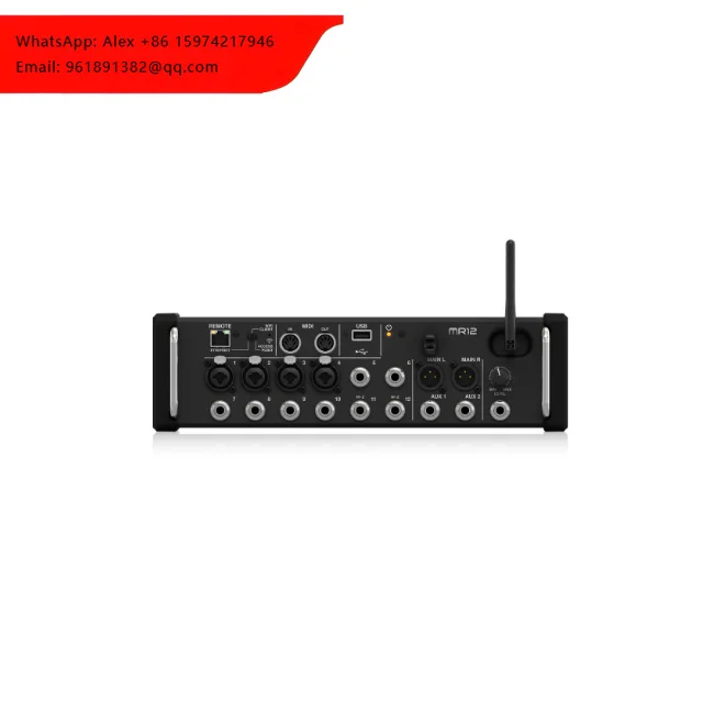 Professional Digital Mixing Studio Recording Console 12 Channel Digital Mixer Console DSP Wifi Digital Table Audio MR12
Professional Digital Mixing Studio Recording Console 12 Channel Digital Mixer Console DSP Wifi Digital Table Audio MR12