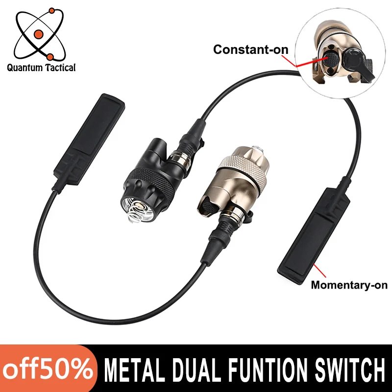 Tactical Metal Tail Cap Remote Pressure Switch Tail Cap for WADSN M300 M600 Flashlight Hunting Scout Light PLHV2 Spotlight
Tactical Metal Tail Cap Remote Pressure Switch Tail Cap for WADSN M300 M600 Flashlight Hunting Scout Light PLHV2 Spotlight