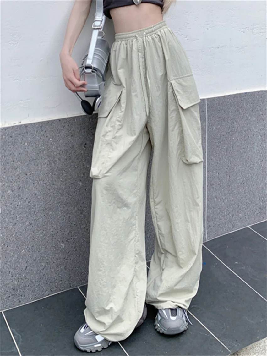 PLAMTEE S-M Women Wide Leg Trousers Sports Loose Pockets 2023 Autumn All Match Fashion Slim Solid High Street Straight OL
PLAMTEE S-M Women Wide Leg Trousers Sports Loose Pockets 2023 Autumn All Match Fashion Slim Solid High Street Straight OL
