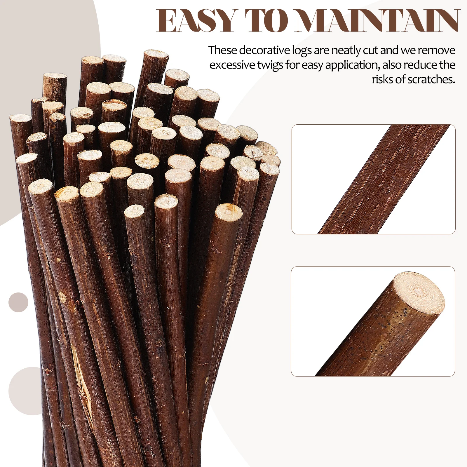 50pcs Dry Branch Material 30CM Natural Wood Sticks Craft Twigs Diy Decorative Tree Branches Home Vase Fireplace Logs
50pcs Dry Branch Material 30CM Natural Wood Sticks Craft Twigs Diy Decorative Tree Branches Home Vase Fireplace Logs