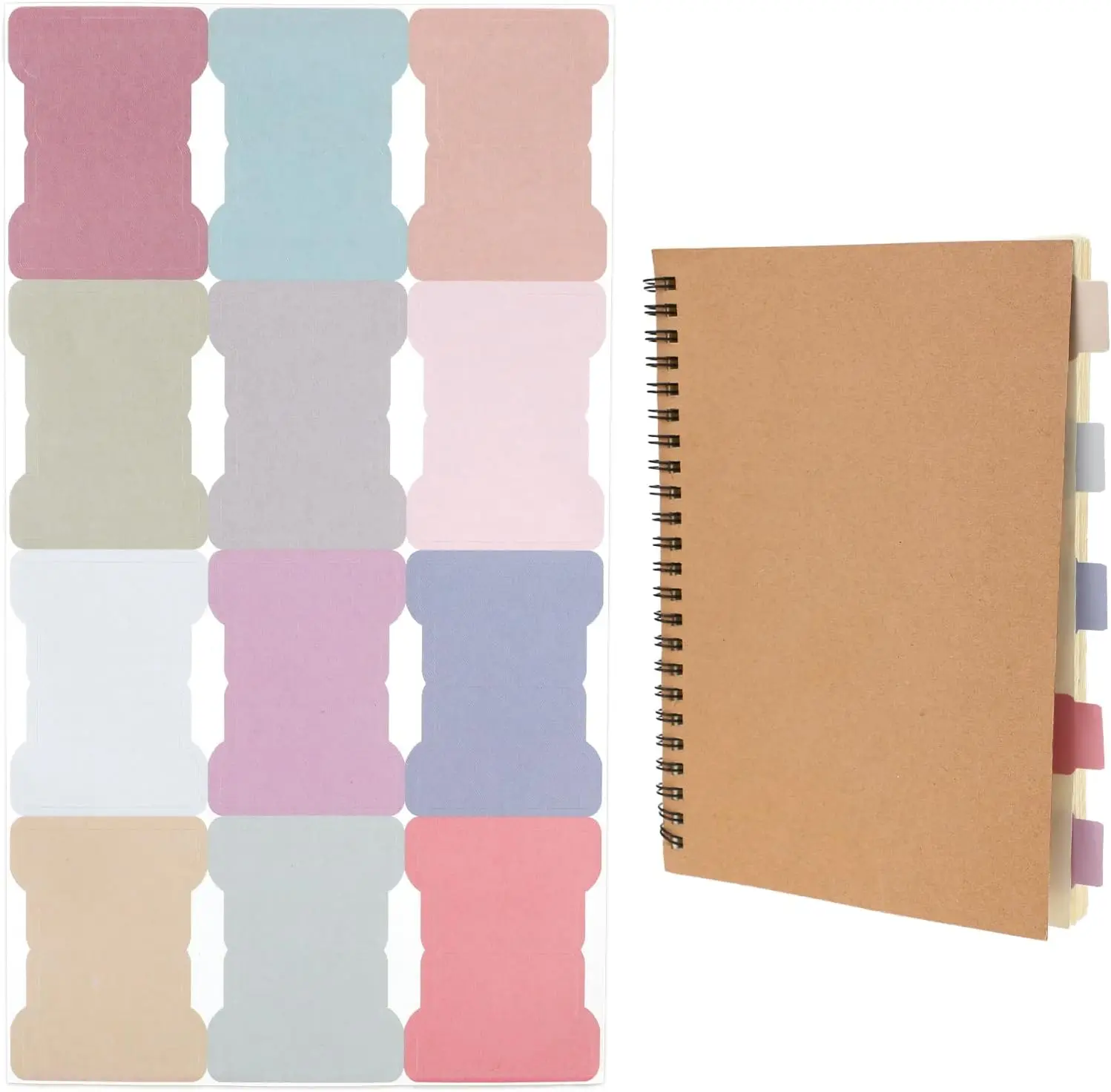 240Pcs Sticky Index Tabs, Sticker Tabs, Color Index Classification Label with 12 Colors
240Pcs Sticky Index Tabs, Sticker Tabs, Color Index Classification Label with 12 Colors