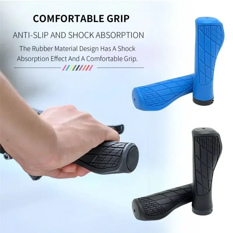 MTB Lock On Grips - 22.2mm Shockproof & Anti-Slip Silicone Handlebar Cover for Mountain Bike, w/Bar Ends
MTB Lock On Grips - 22.2mm Shockproof & Anti-Slip Silicone Handlebar Cover for Mountain Bike, w/Bar Ends