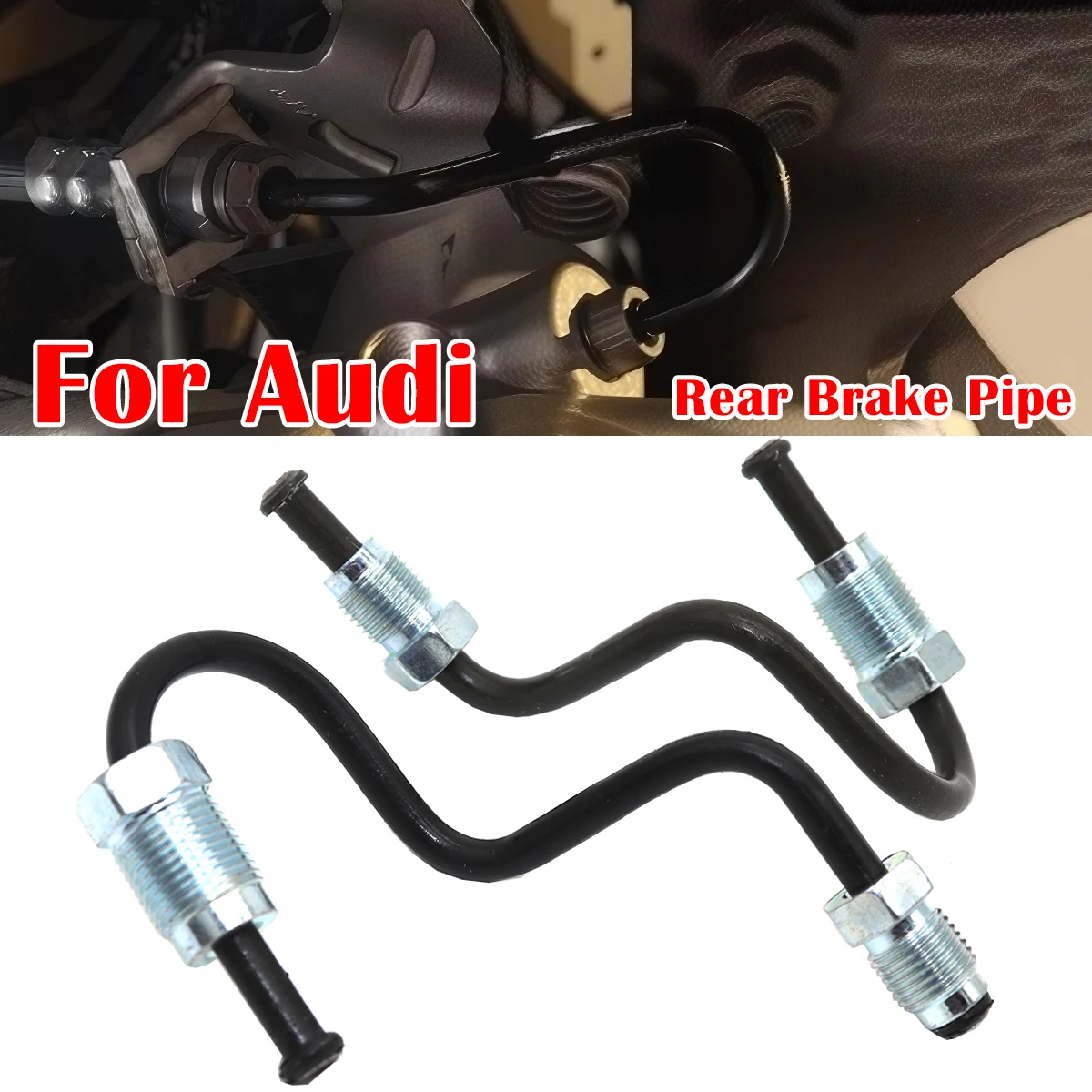 Car Rear Brake Pipes Lines Hoses to Caliper Pair Left Right Accessories For Audi A3 8P Audi TT 8J 06-2014 1K0611763E 1K0611764L
Car Rear Brake Pipes Lines Hoses to Caliper Pair Left Right Accessories For Audi A3 8P Audi TT 8J 06-2014 1K0611763E 1K0611764L