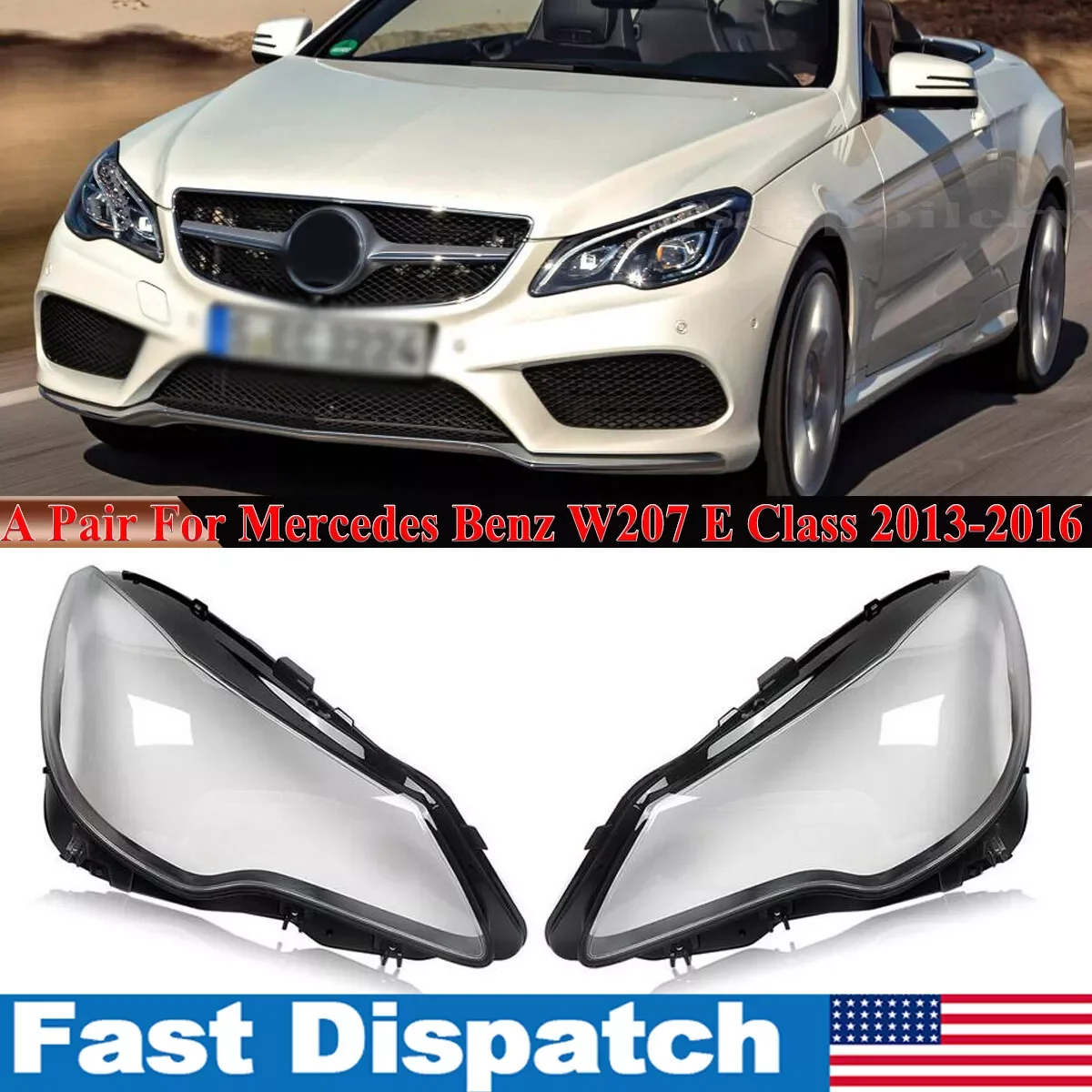 Автомобильный абажур для Mercedes Benz E Class 2013-2016 E250 E400 E500 E550 W207, прозрачный абажур, пара линз для фар, лампа-дымоход
Автомобильный абажур для Mercedes Benz E Class 2013-2016 E250 E400 E500 E550 W207, прозрачный абажур, пара линз для фар, лампа-дымоход