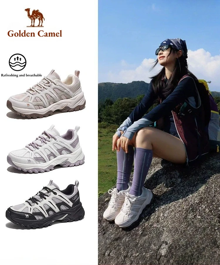 Golden Camel Men Women Hiking Shoes 2026 Outdoor Sports Camping Climbing Shoes Mesh Breathable Wear-resistant Non-slip Sneakers
Golden Camel Men Women Hiking Shoes 2026 Outdoor Sports Camping Climbing Shoes Mesh Breathable Wear-resistant Non-slip Sneakers
