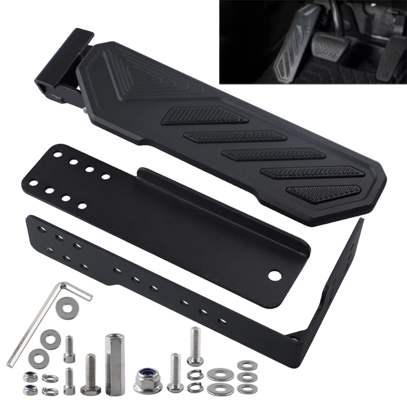 Adjustable Left Side Kick Panel Dead Pedal Foot Rest Pad For Gladiator JT For 2007-2023 Jeep Wrangler JL JK JLU 4XE Black
Adjustable Left Side Kick Panel Dead Pedal Foot Rest Pad For Gladiator JT For 2007-2023 Jeep Wrangler JL JK JLU 4XE Black