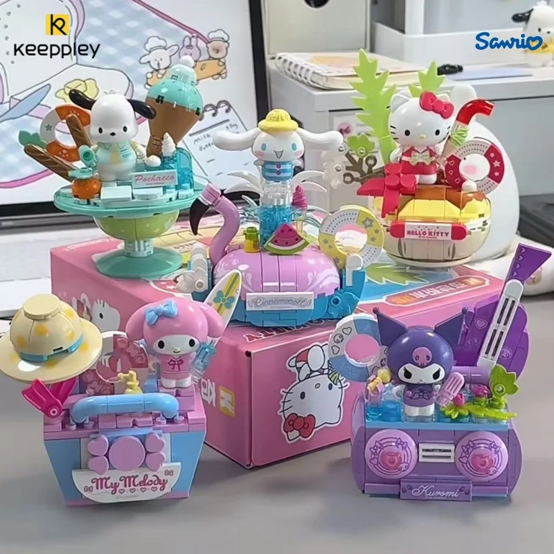 Keeppley Sanrio Summer Party Series Building Blocks Kuromi My Melody Assembly Model Hello Kitty Cinnamoroll Ornament Toy Gift
Keeppley Sanrio Summer Party Series Building Blocks Kuromi My Melody Assembly Model Hello Kitty Cinnamoroll Ornament Toy Gift
