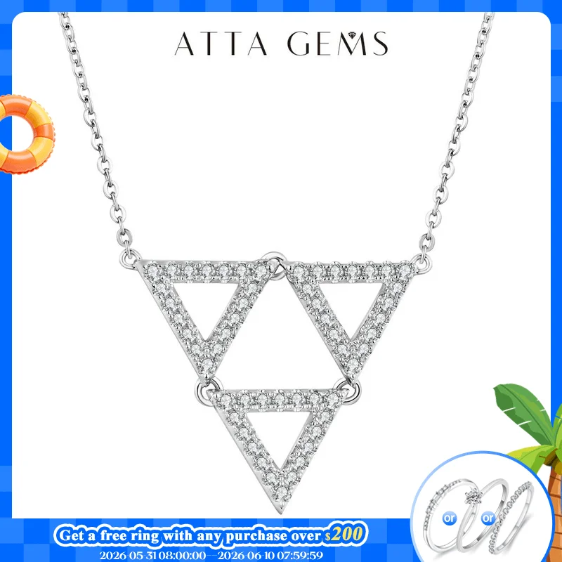 ATTAGEMS 925 Silver Moissainte Necklace Pendant Round Cut 1.4mm D Color Moissanite Pass Diamond Test for Women Fine Neck Jewelry
ATTAGEMS 925 Silver Moissainte Necklace Pendant Round Cut 1.4mm D Color Moissanite Pass Diamond Test for Women Fine Neck Jewelry