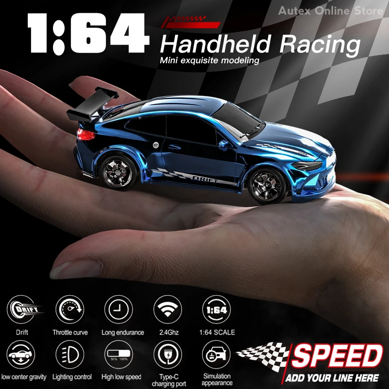 1:64 RC Children'S Desktop Remote Control Car Toy Stunt Remote Control Drift Car Mini Racing 2.4g Simulation Toy Model Boy Gift
1:64 RC Children'S Desktop Remote Control Car Toy Stunt Remote Control Drift Car Mini Racing 2.4g Simulation Toy Model Boy Gift