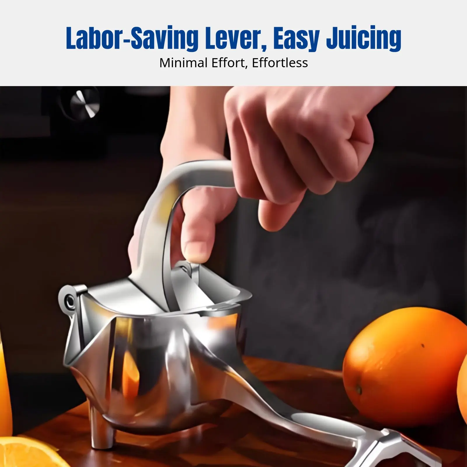 Manual Juicer, Metal Hand Press Juice Extractor, for Cane, Pomegranate, Lemon, Orange, Small Squeezer, Lever Design
Manual Juicer, Metal Hand Press Juice Extractor, for Cane, Pomegranate, Lemon, Orange, Small Squeezer, Lever Design