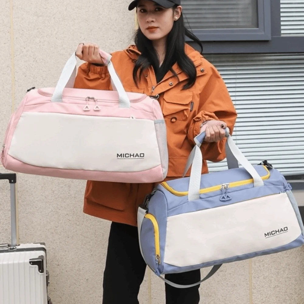 Wet Dry Separation Travel Duffel Bag Large Capacity Waterproof Travel Luggage Bag Durable Wear resistant Gym Shoulder Bag Women
Wet Dry Separation Travel Duffel Bag Large Capacity Waterproof Travel Luggage Bag Durable Wear resistant Gym Shoulder Bag Women