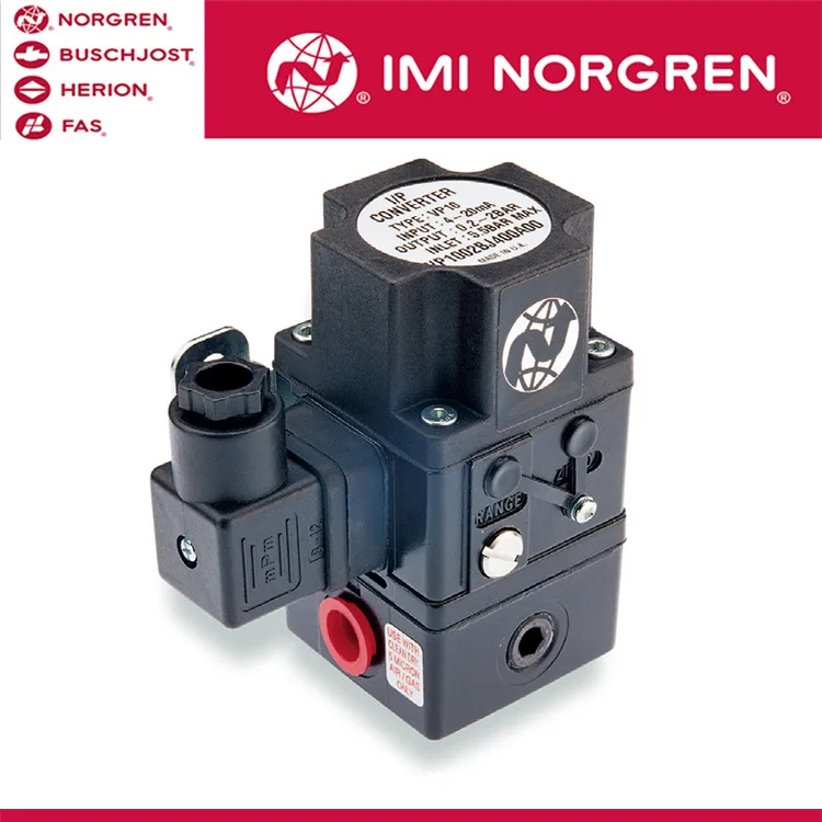 2026 NORGREN VP10 series proportional pressure valve VP1004BJ400A00 pneumatic
2026 NORGREN VP10 series proportional pressure valve VP1004BJ400A00 pneumatic