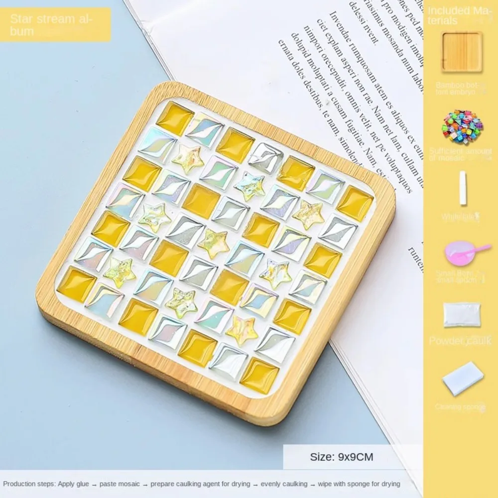 Parent-child Activity Mosaic Cup Mat Material Pack DIY Self-made Diy Mosaic Cup Mat Intellectual Development Coasters Material
Parent-child Activity Mosaic Cup Mat Material Pack DIY Self-made Diy Mosaic Cup Mat Intellectual Development Coasters Material