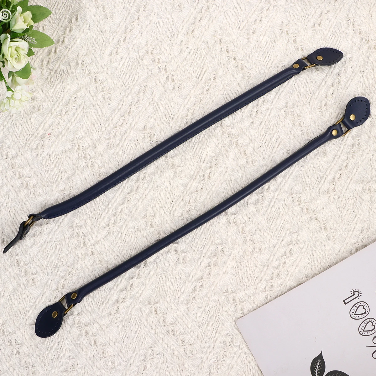 1 Pair 60Cm Handbag Handles Cowhide Tote Bag Replacement Strap Sewing Belt Thicken Durable Strap Gem Blue Diy
1 Pair 60Cm Handbag Handles Cowhide Tote Bag Replacement Strap Sewing Belt Thicken Durable Strap Gem Blue Diy