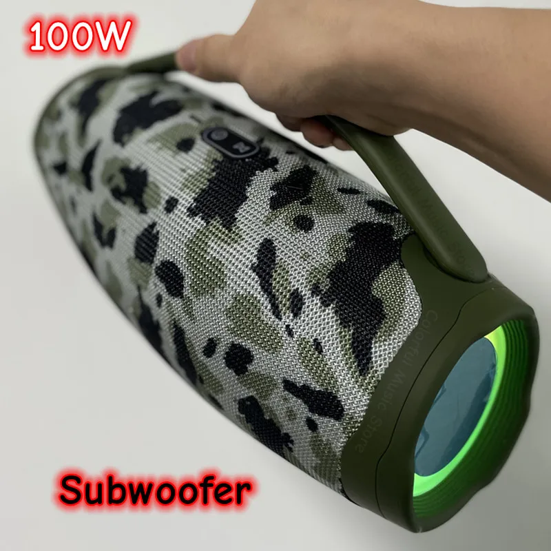 Portable Waterproof 100W High-power Bluetooth Speaker RGB Color Light Wireless Bluetooth Speaker Subwoofer 360 Stereo SurrounTWS
Portable Waterproof 100W High-power Bluetooth Speaker RGB Color Light Wireless Bluetooth Speaker Subwoofer 360 Stereo SurrounTWS
