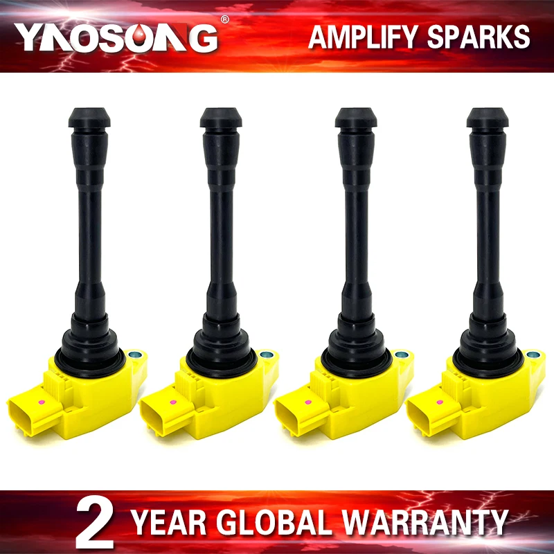 4x эффективная катушка зажигания для Nissan Rogue 2.5L Kicks Versa Sentra 1.6T 1.8L 22448-1KT0A 22448-5RL0A 22433-9807R UF708 UF860
4x эффективная катушка зажигания для Nissan Rogue 2.5L Kicks Versa Sentra 1.6T 1.8L 22448-1KT0A 22448-5RL0A 22433-9807R UF708 UF860