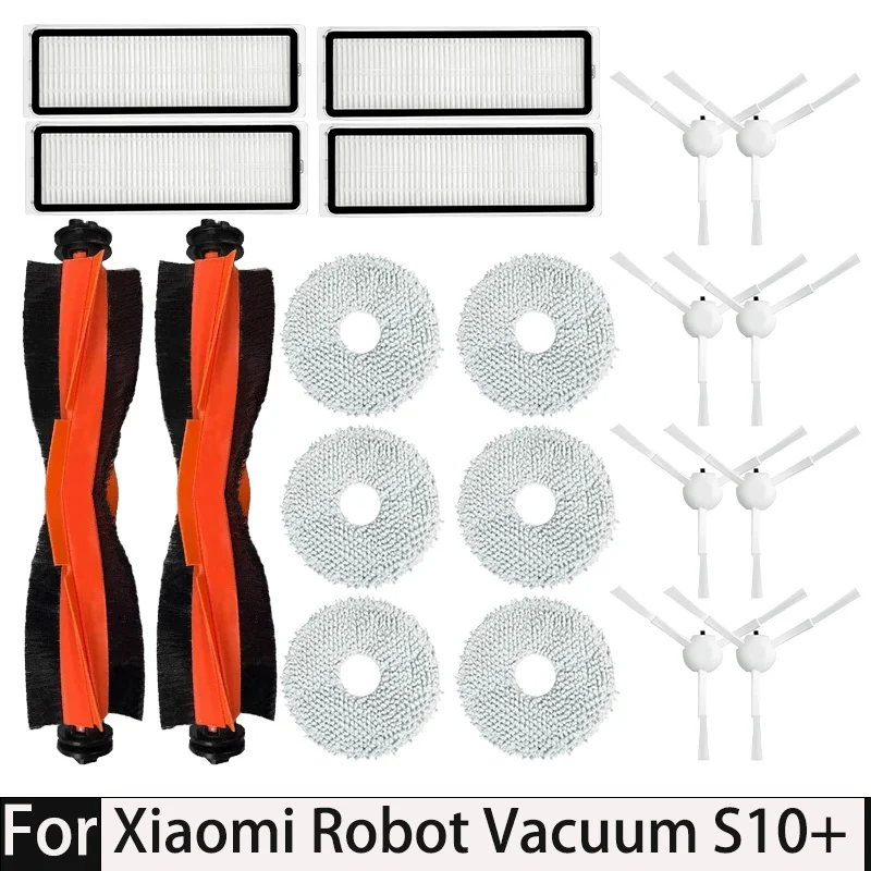 Compatible For Xiaomi Robot Vacuum S10+ / S10 Plus B105 Spare Parts Accessories Main Side Brush Hepa Filter Mop Rag Cloth
Compatible For Xiaomi Robot Vacuum S10+ / S10 Plus B105 Spare Parts Accessories Main Side Brush Hepa Filter Mop Rag Cloth