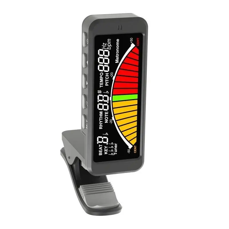 652F PortableGuitar Tuner Digital Clip-On Tone Tuner for Electric Ukulele Bass Violin
652F PortableGuitar Tuner Digital Clip-On Tone Tuner for Electric Ukulele Bass Violin