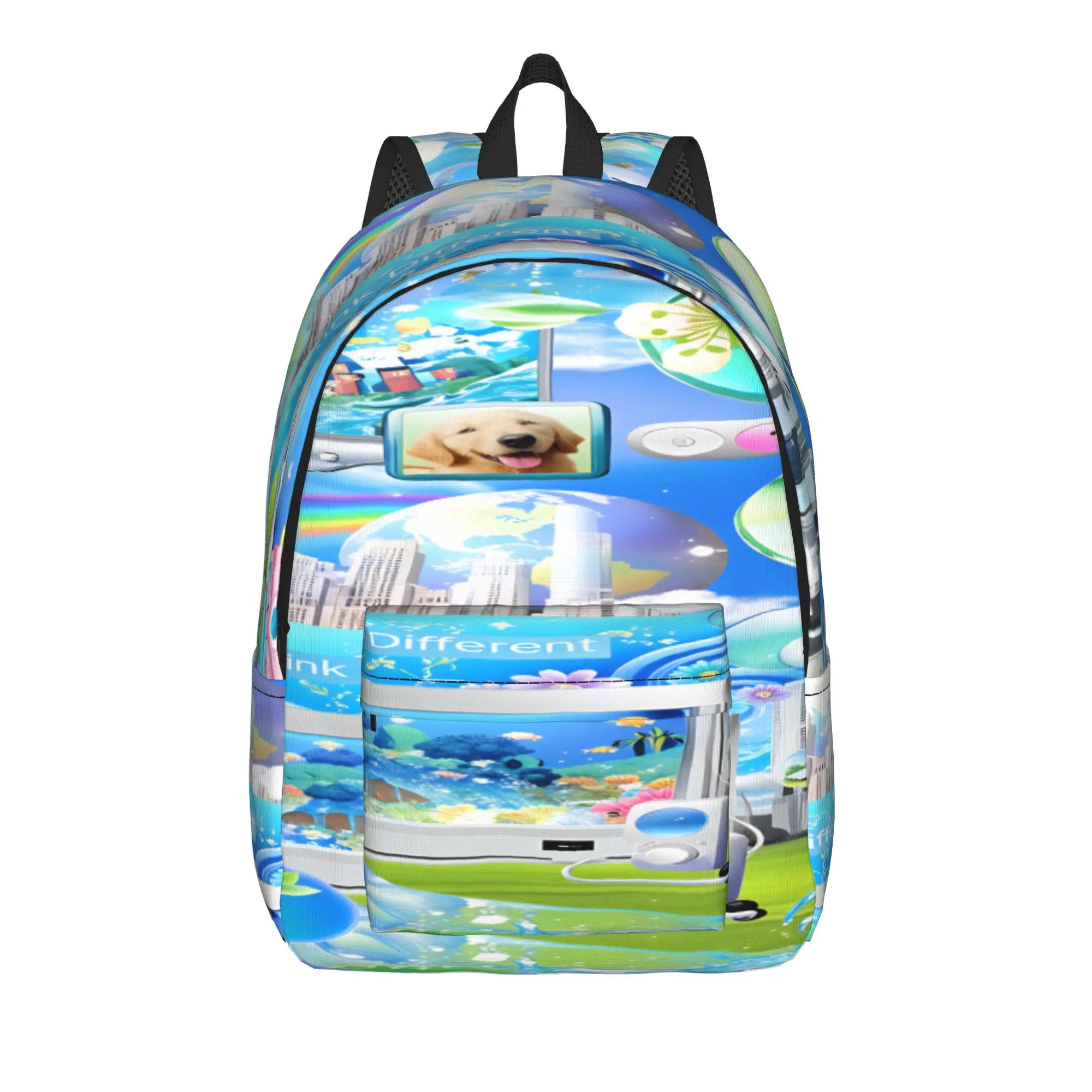 Frutiger Aero Backpack Youth Durable Backpacks Polyester Kawaii High School Bags Cycling Colorful Rucksack
Frutiger Aero Backpack Youth Durable Backpacks Polyester Kawaii High School Bags Cycling Colorful Rucksack