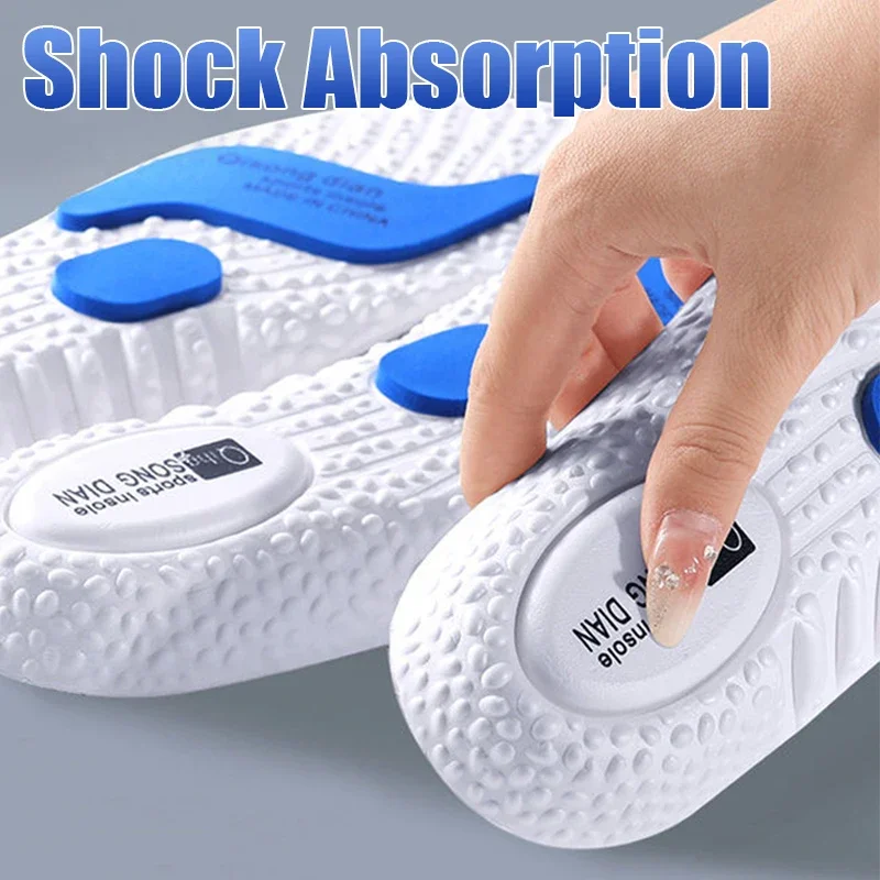 New Shock Absorption Insoles Sport Breathable Deodorant Shoes Pads Running Orthopedic Care Cushion Insole Memory Foam EVA Sole
New Shock Absorption Insoles Sport Breathable Deodorant Shoes Pads Running Orthopedic Care Cushion Insole Memory Foam EVA Sole
