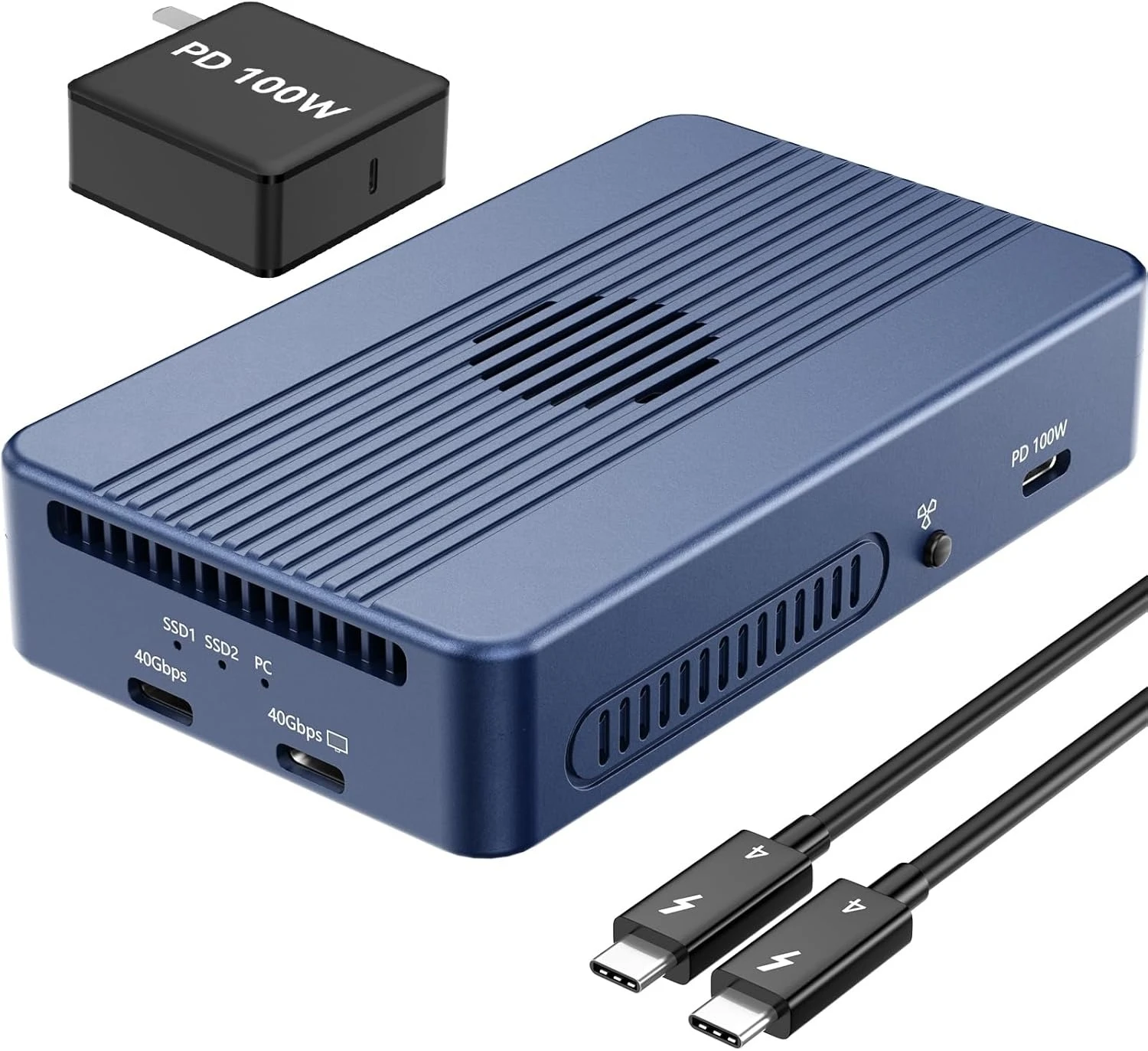 Корпус SSD M.2 NVMe 40 Гбит/с с охлаждающим вентилятором Корпус SSD с двумя отсеками, совместимый с Thunderbolt 3/4/USB 4.0, поддержка Dual Mo
Корпус SSD M.2 NVMe 40 Гбит/с с охлаждающим вентилятором Корпус SSD с двумя отсеками, совместимый с Thunderbolt 3/4/USB 4.0, поддержка Dual Mo