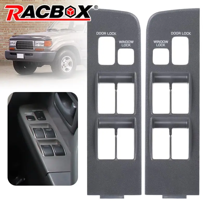 Передняя панель переключателя окна со стороны водителя, накладка для Toyota Land Cruiser Fj80 1991, 1992, 1994, 1995, 1996, 1997, LHD RHD, серая
Передняя панель переключателя окна со стороны водителя, накладка для Toyota Land Cruiser Fj80 1991, 1992, 1994, 1995, 1996, 1997, LHD RHD, серая