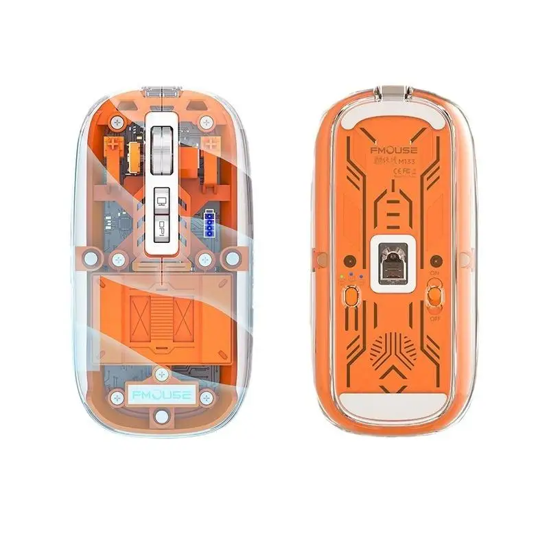 Wireless Bluetooth Mouse - Rechargeable Silent Three-Mode Transparent Design for Girls - Compatible with Tablets & Laptops
Wireless Bluetooth Mouse - Rechargeable Silent Three-Mode Transparent Design for Girls - Compatible with Tablets & Laptops