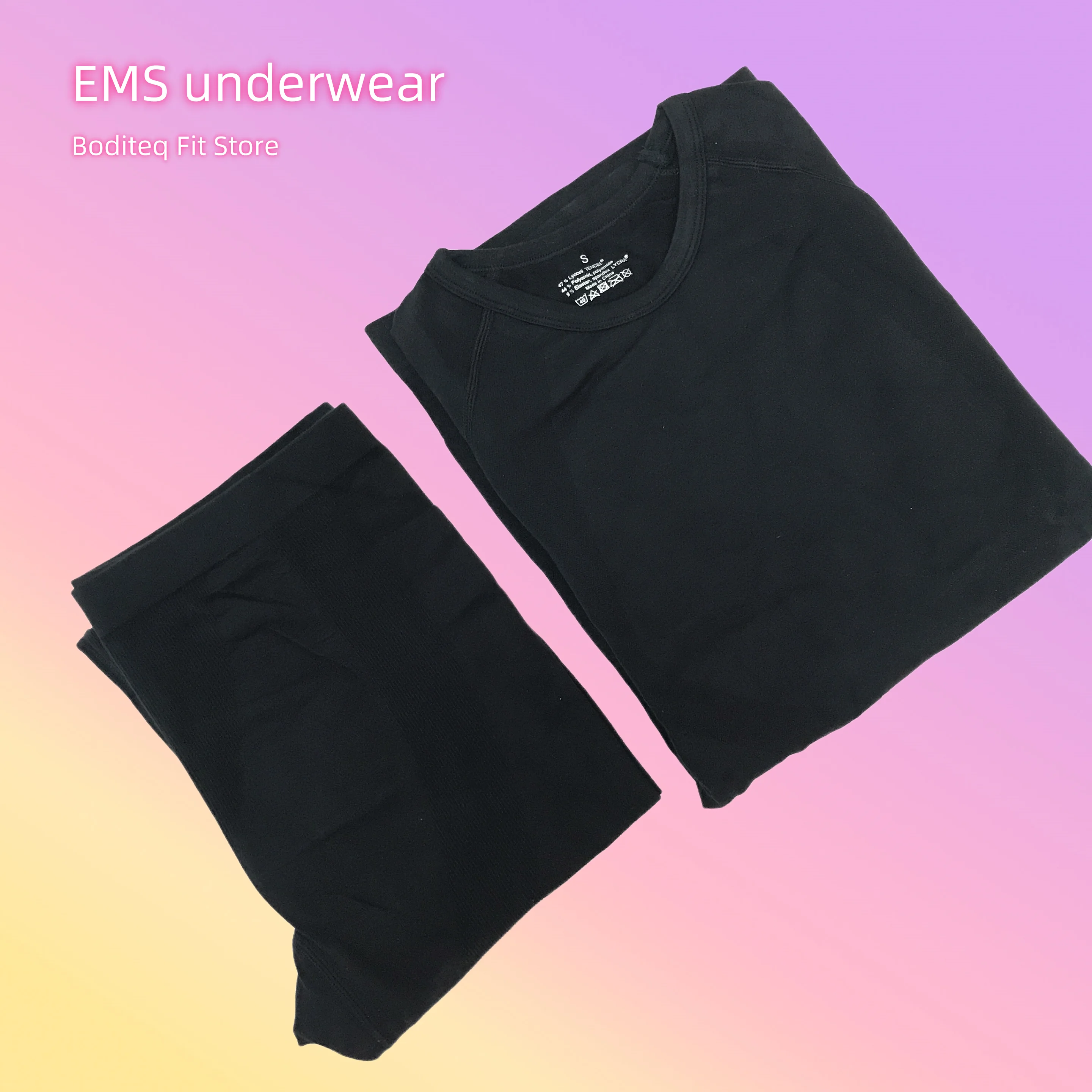 Black Miha EMS Underwear Body Muscle Stimulator EMS Training Suit Base Layer EMS Outfits
Black Miha EMS Underwear Body Muscle Stimulator EMS Training Suit Base Layer EMS Outfits